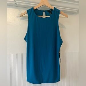 NWT HALOGEN SLEEVELESS TOP / BLUE / SIZE: M